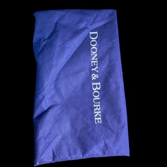 Dooney and Bourke Cream Fabric Logo Large Tote Satchel - Picture 11 of 11